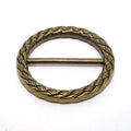 Solid Brass Vintage Patterned Tri-Glide