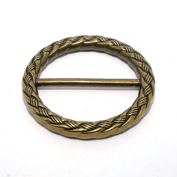 Solid Brass Vintage Patterned Tri-Glide