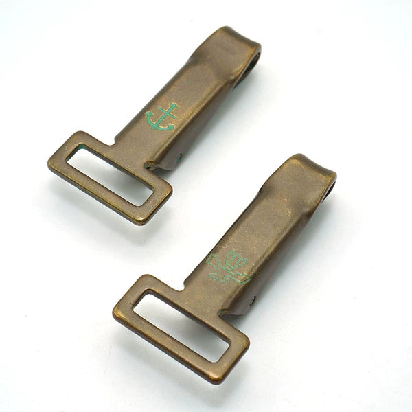 Solid Copper Vintage Keychain