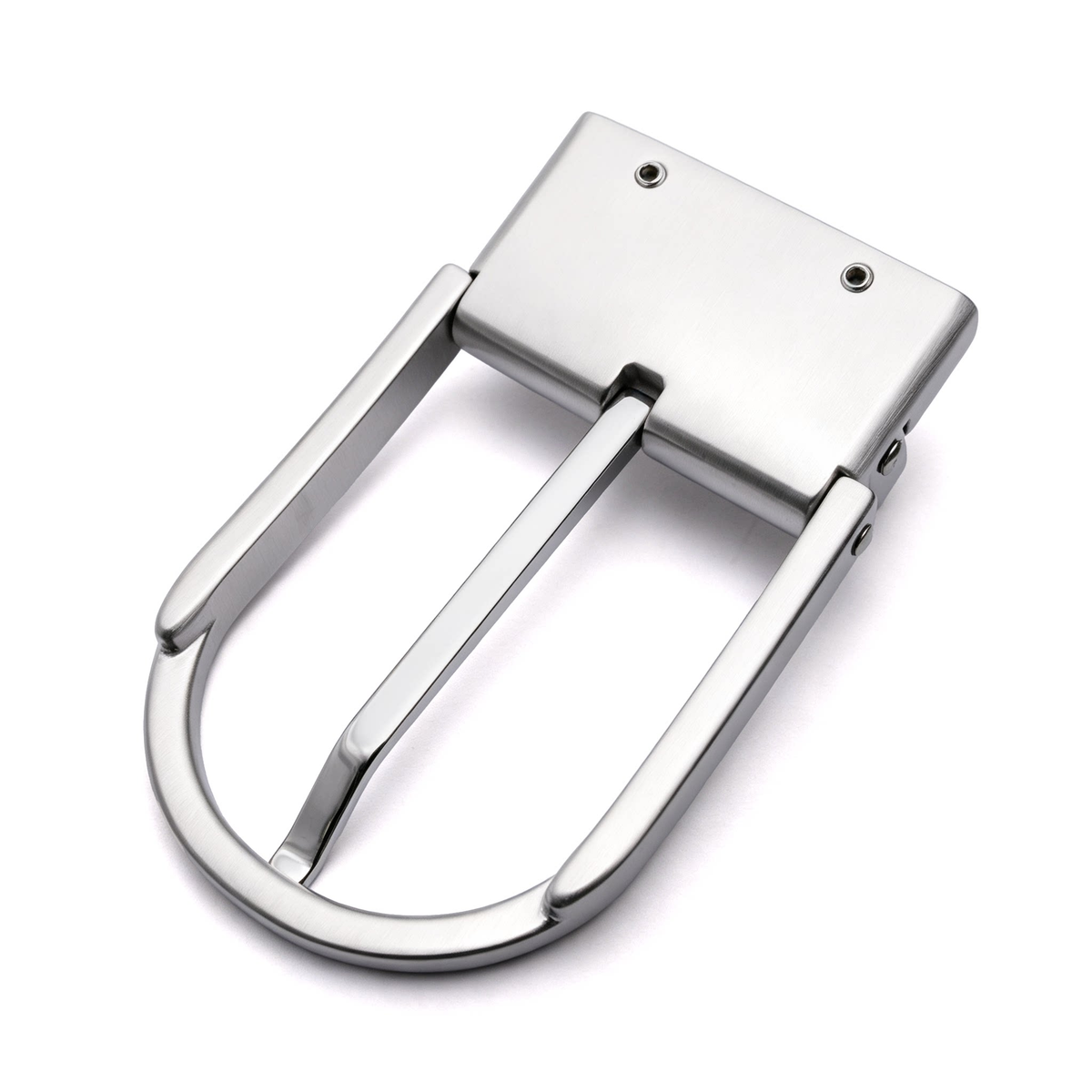 D Shape Rotatable Reversible Belt Buckle for Men, 39mm Single Prong Belt Replacement Buckle