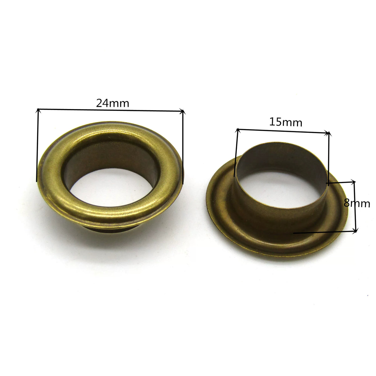 Solid Copper Antique Bronze Tubular Rivet