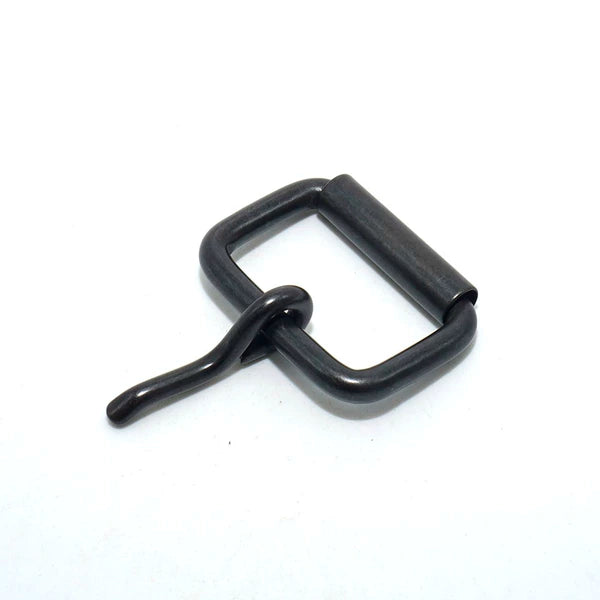 Solid Brass Black Antique Vintage Roller Buckle