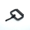 Solid Brass Black Antique Vintage Roller Buckle