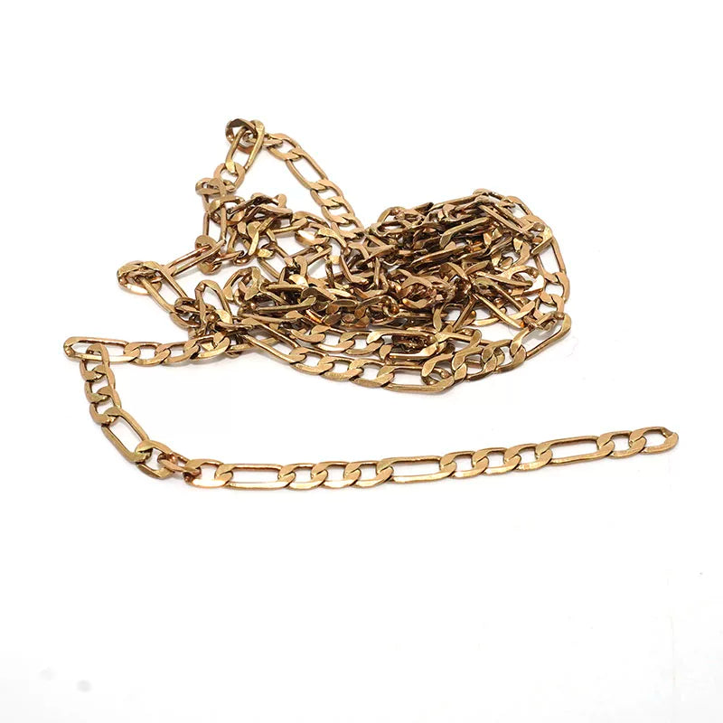 Premium Brass 玫 瑰 Gold Tone Metal Chain Belt Decorative Chain Fashion 百 Hand 机 Chain