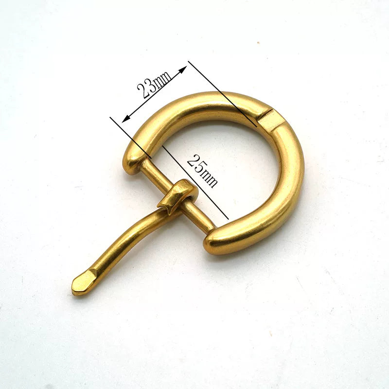 Solid Brass Pin Buckle for 25mm Strap