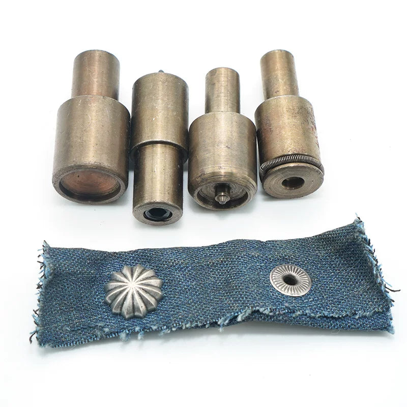 Solid Brass Floral Snap Fastener