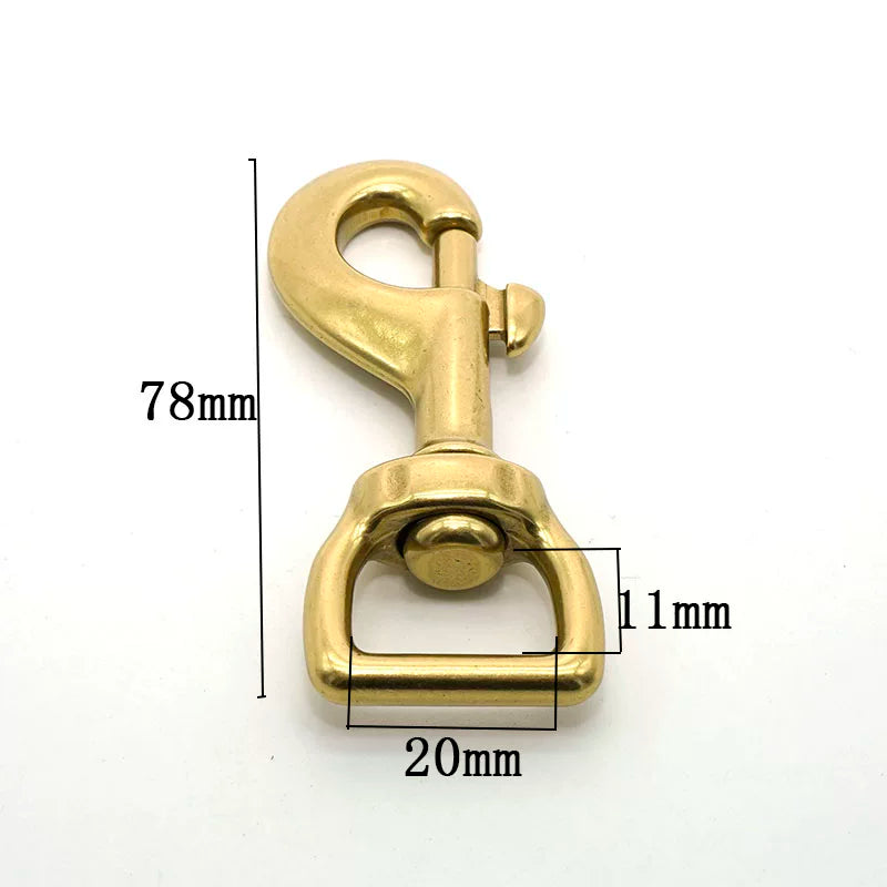 Solid Brass Keychain