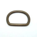 Solid Brass Antique Bronze D-Ring