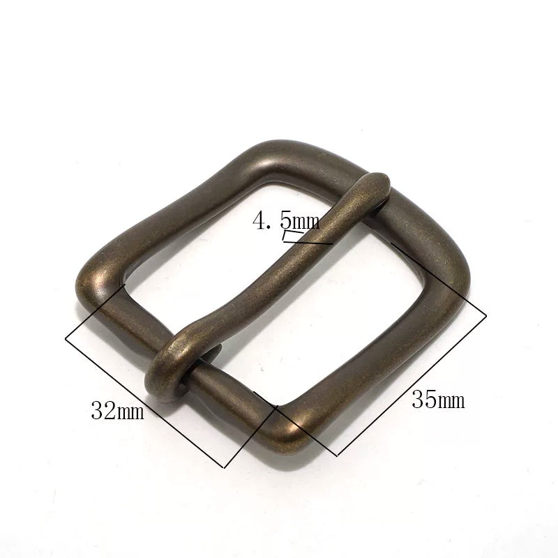 Solid Copper Vintage Casual Pin Buckle