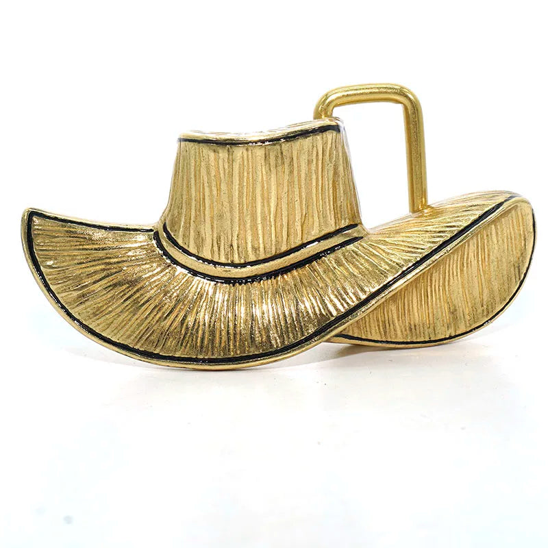 Solid Brass Vintage Unisex Belt Buckle 38mm