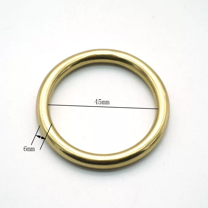 Solid Brass Seamless O-Ring for 39mm Strap
