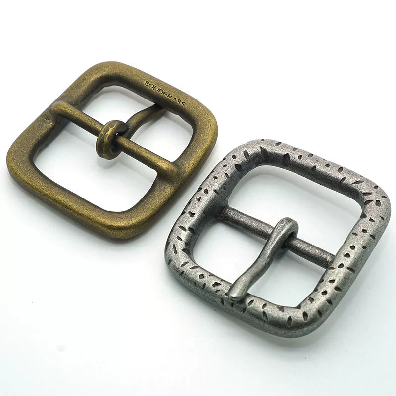 Solid Brass Vintage Men's Pin Buckle for 40mm Strap