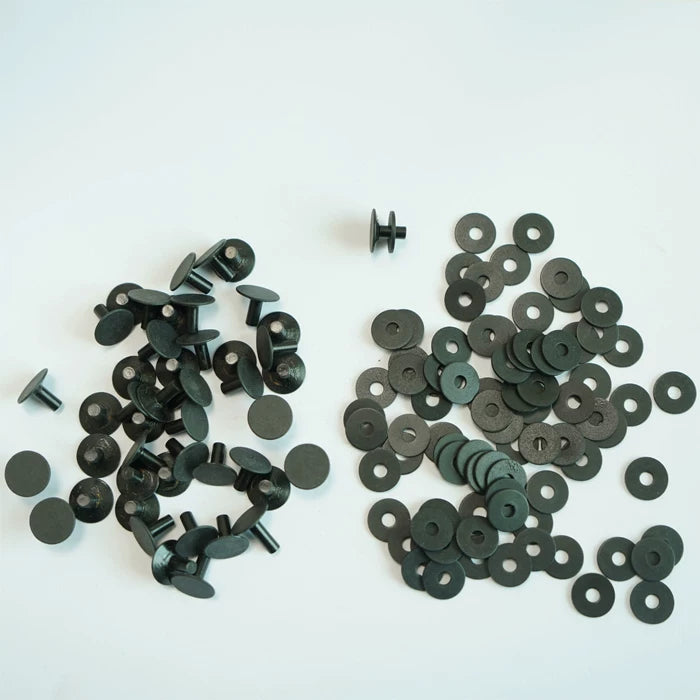 Copper Matte Black Solid Permanent Rivet 10mm