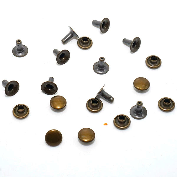 Solid Brass Rivet 8x8mm