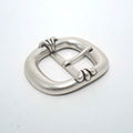 Solid Brass Silver Plated Vintage Pin Buckle