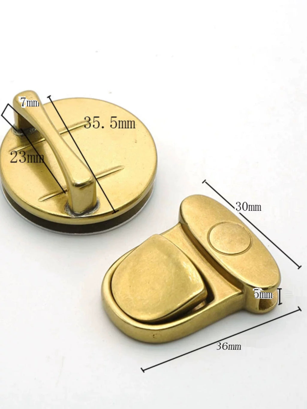 Solid Brass Lock Buckle