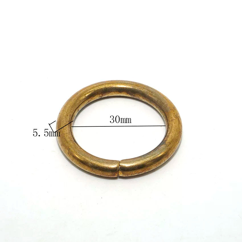 Solid Brass Vintage Open O-Ring