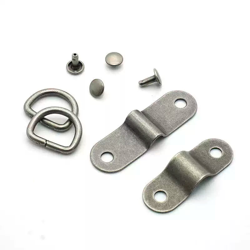 Antique Silver Plated D-Ring