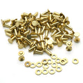 Solid Brass Permanent Rivet 8mm
