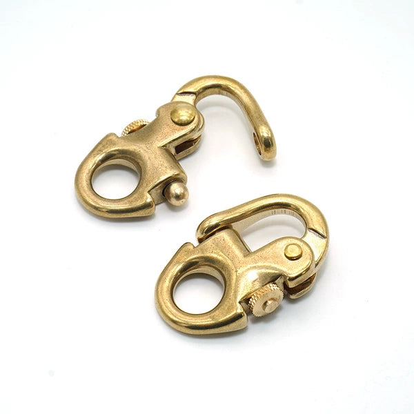 Solid Brass Keychain