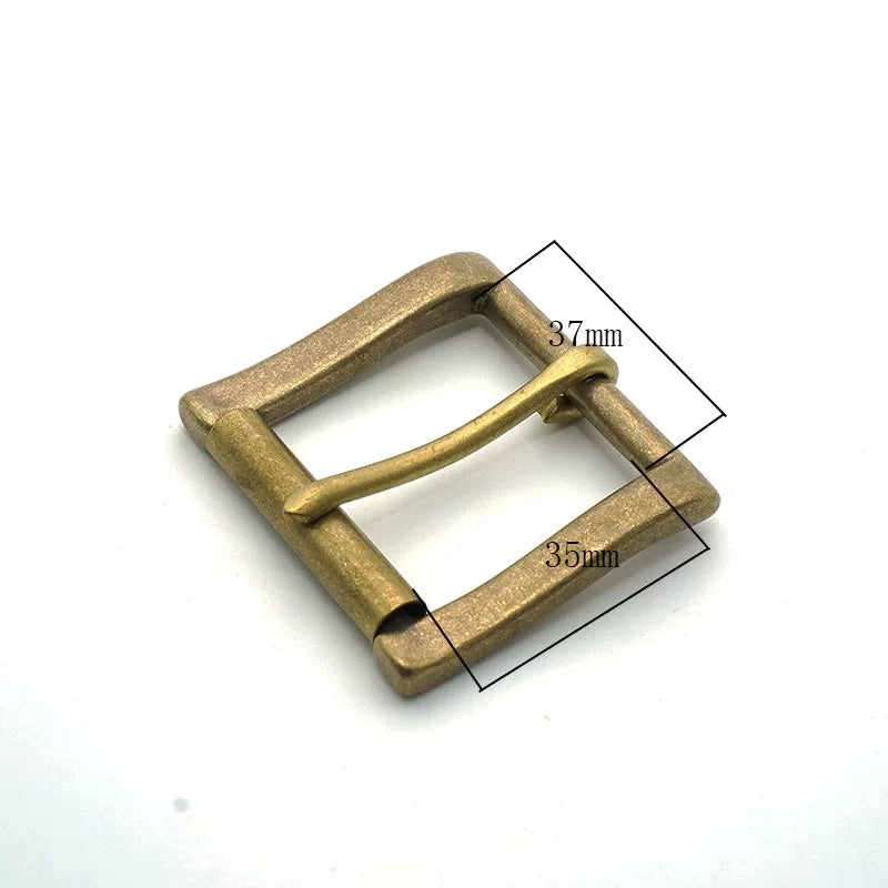 Solid Brass Vintage Men's Roller Buckle for 37mm Strap