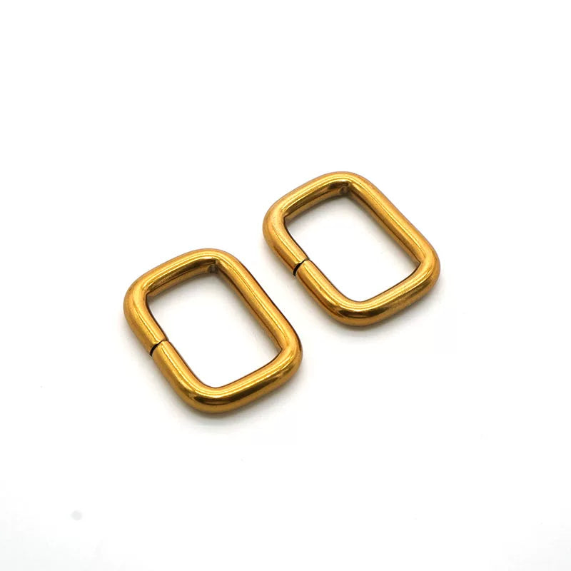 Solid Brass Open D-Ring