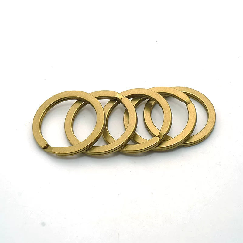 Solid Brass Key Ring