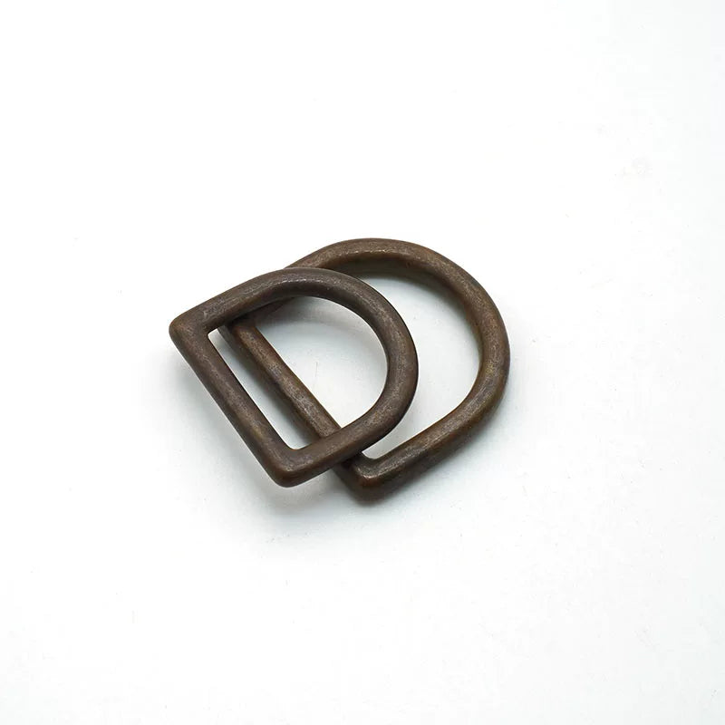 Solid Brass Seamless D-Ring