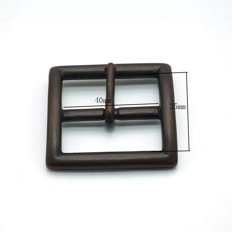 Copper Antique Silver Plated Vintage Casual Belt Buckle