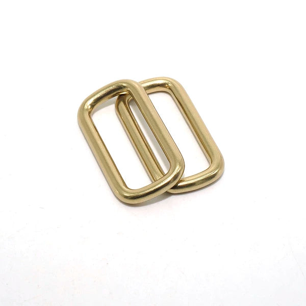 Solid Brass Rectangle Ring