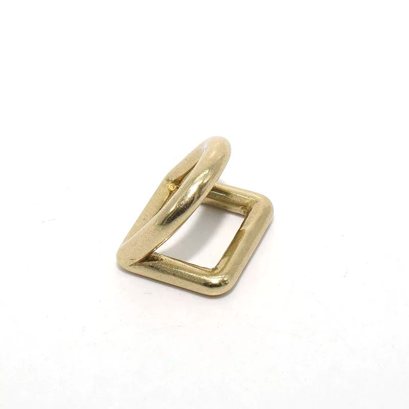 Solid Brass Seamless D-Ring