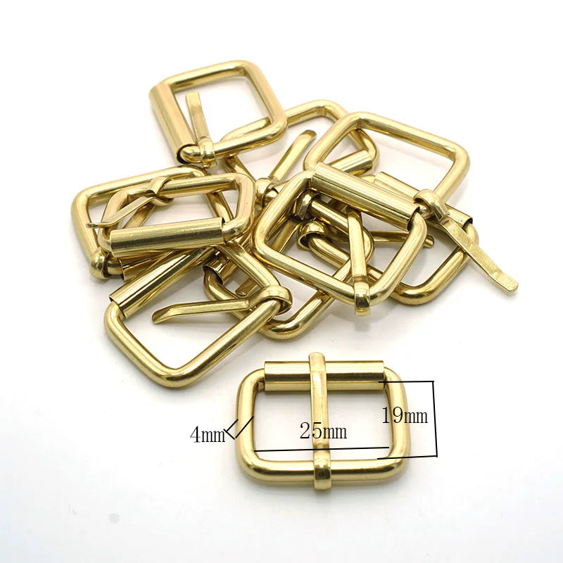 Solid Copper Roller Buckle 25x19mm