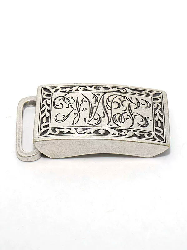 Solid Brass Silver Plated Belt Buckle for 25mm Strap