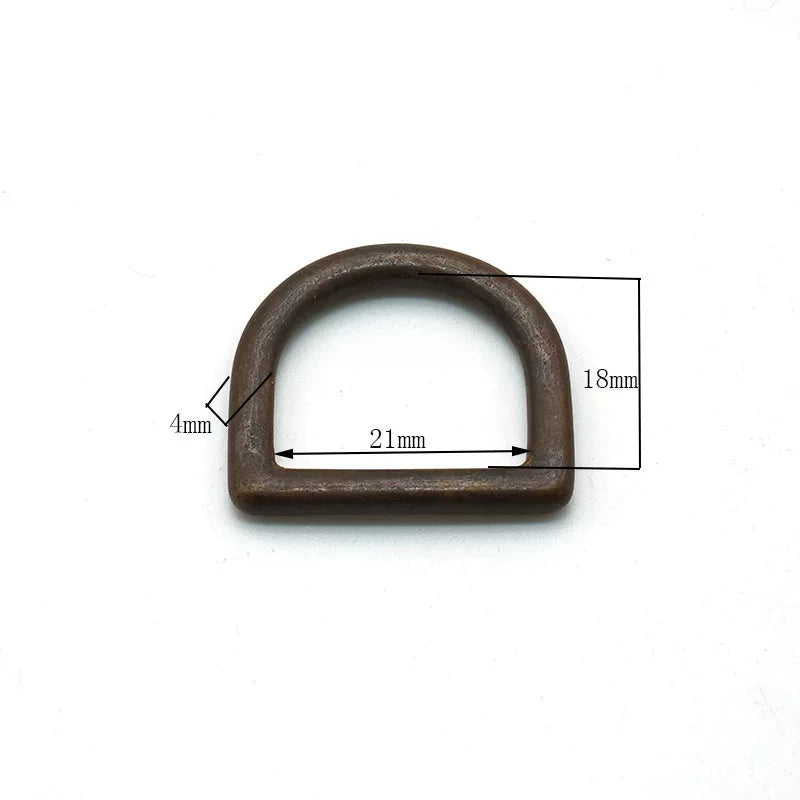 Solid Brass Seamless D-Ring