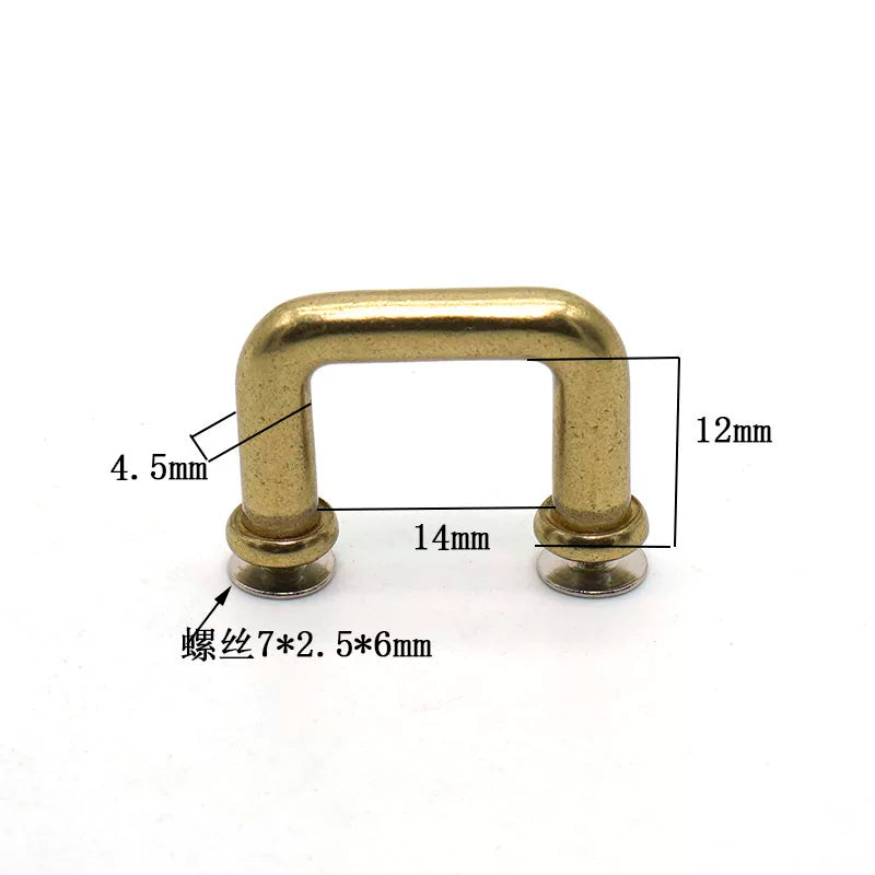 Solid Copper Arch Buckle