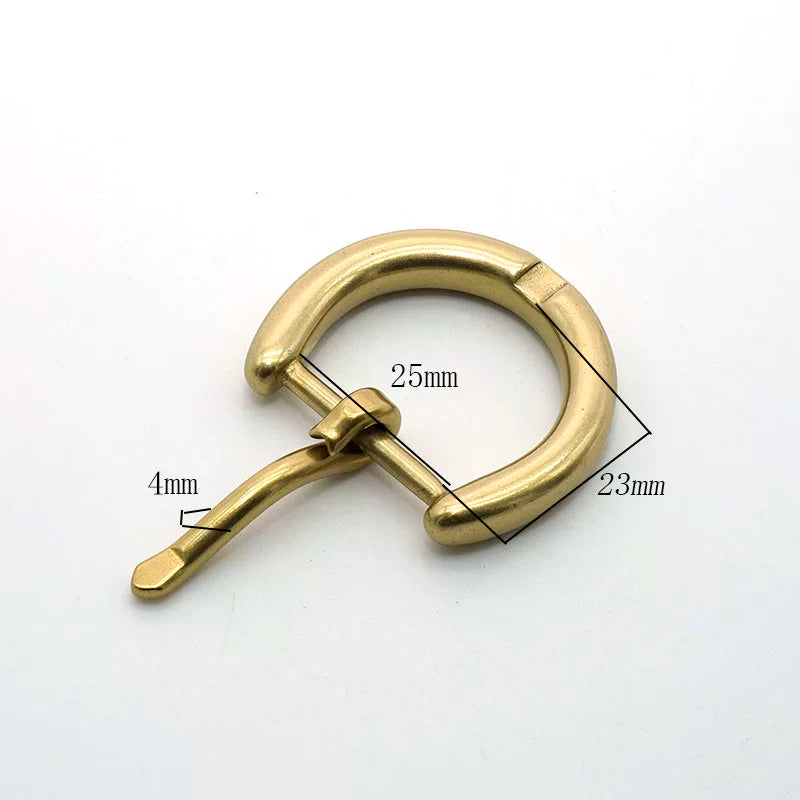 Solid Brass Pin Buckle for 25mm Strap