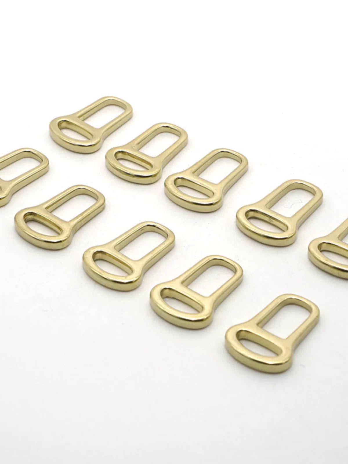 Solid Brass Zipper Pull 10 Pcs