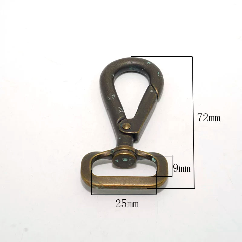 Solid Copper Antique Bronze Vintage Strap Adjuster