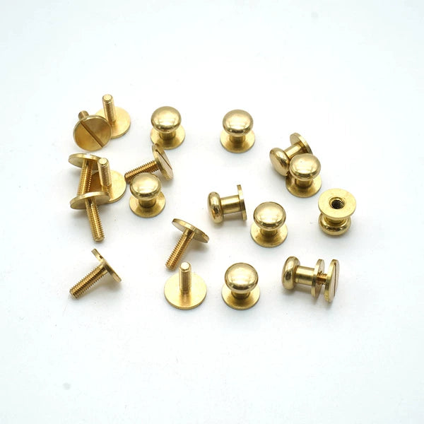 Solid Copper Button 9x9mm