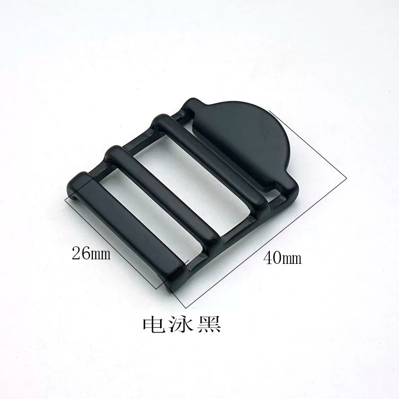 Solid Copper Oxidized Vintage Tri-Bar Slider for 26mm Strap