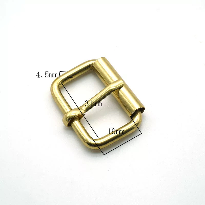 Solid Brass Antique Bronze Roller Buckle