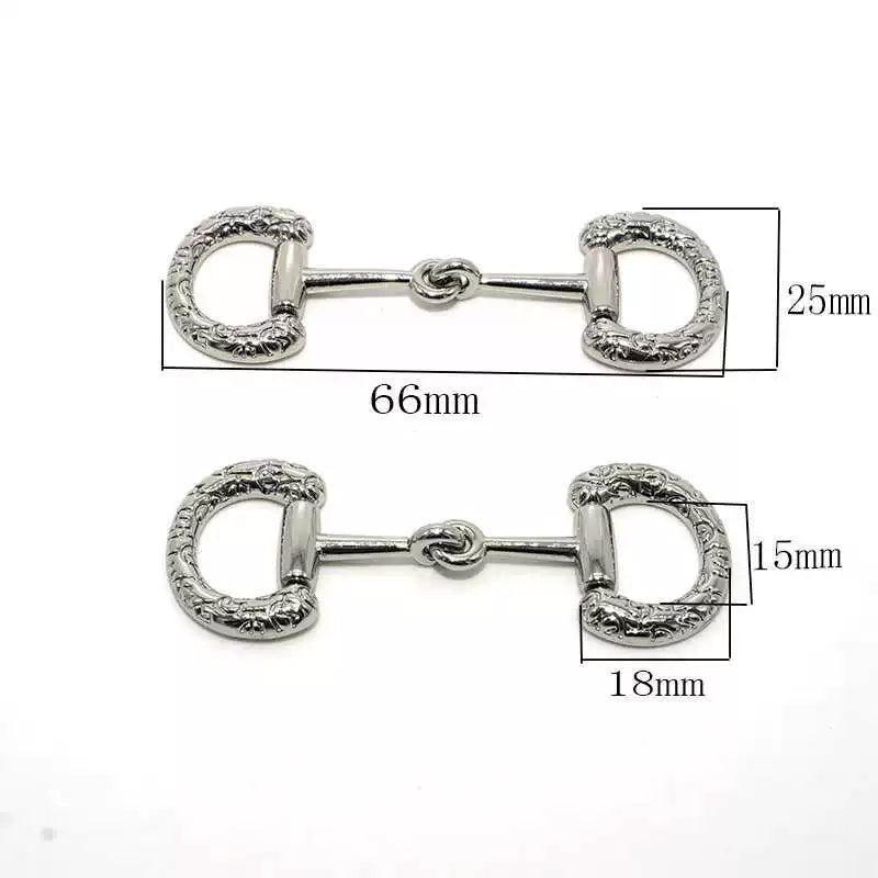 Solid Brass Leather Shoes Metal Decorative Hardware 乐 福 Shoes Chain Accessory Shoes Buckle 百 Bag Hardware 拆 卸 Accessory Trim