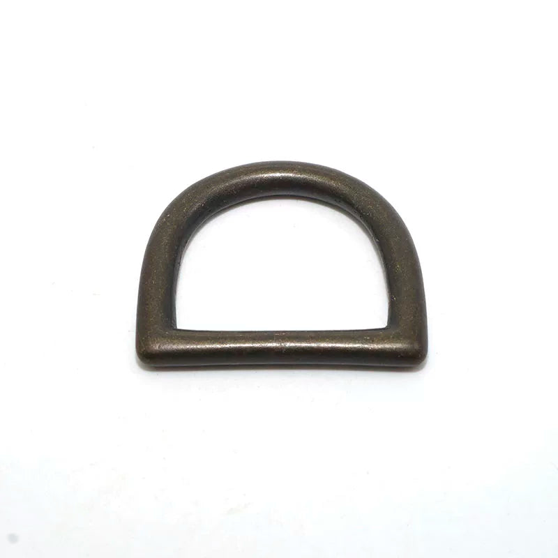 Solid Brass Antique Bronze Vintage D-Ring