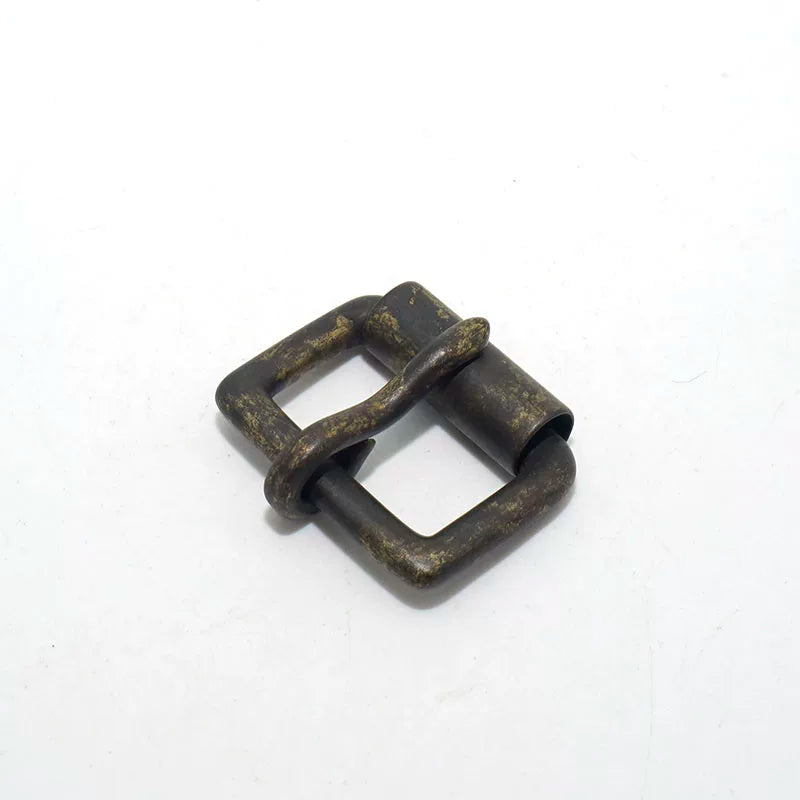 Solid Brass Antique Bronze Vintage Roller Buckle