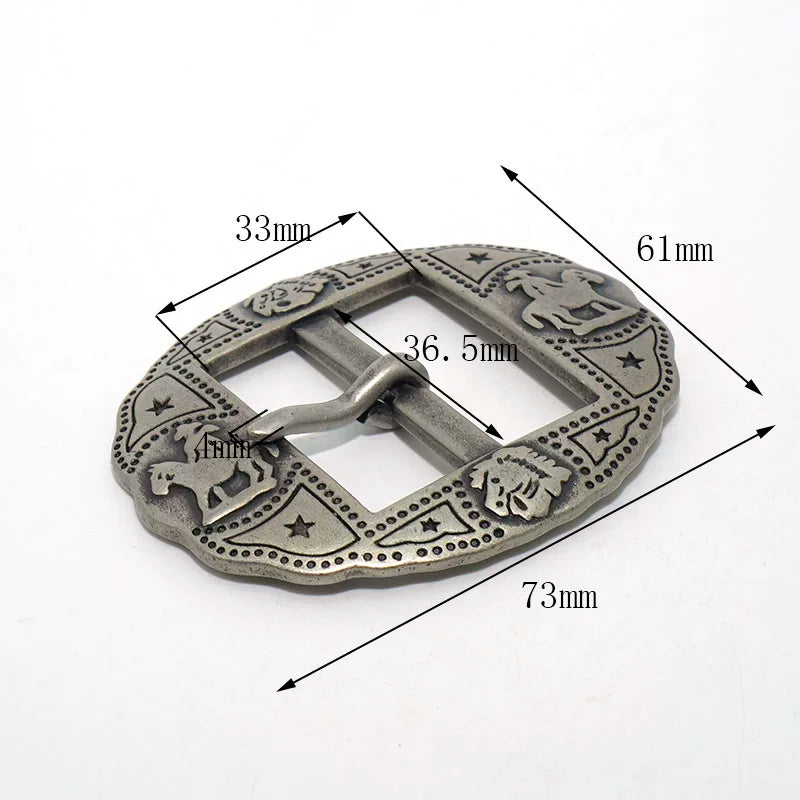 Solid Brass Vintage Men's Pin Buckle
