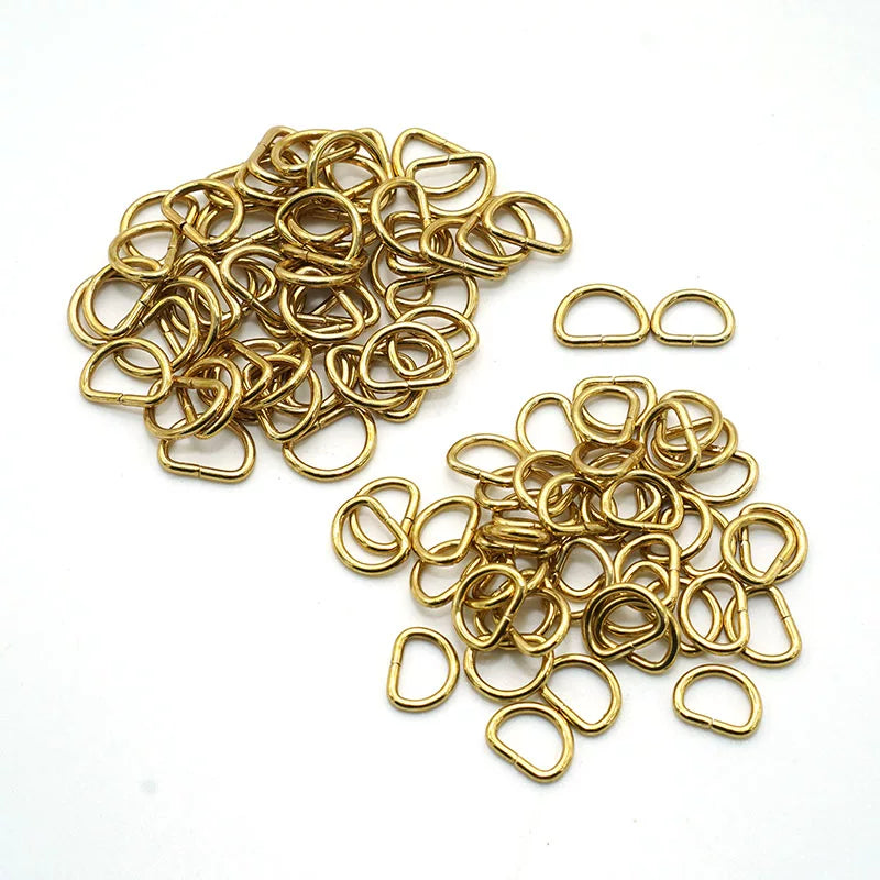 Solid Copper D-Ring for 8mm Strap