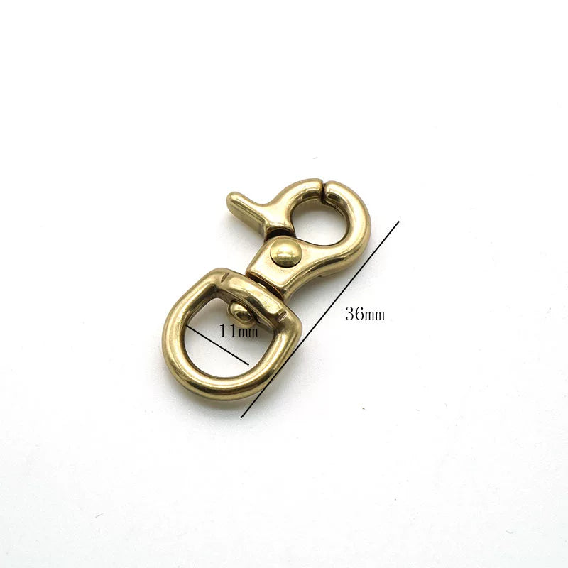 Solid Brass Keychain