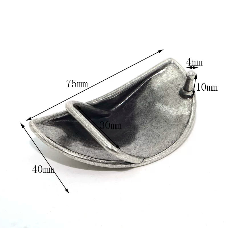 Solid Brass Vintage Unisex Belt Buckle