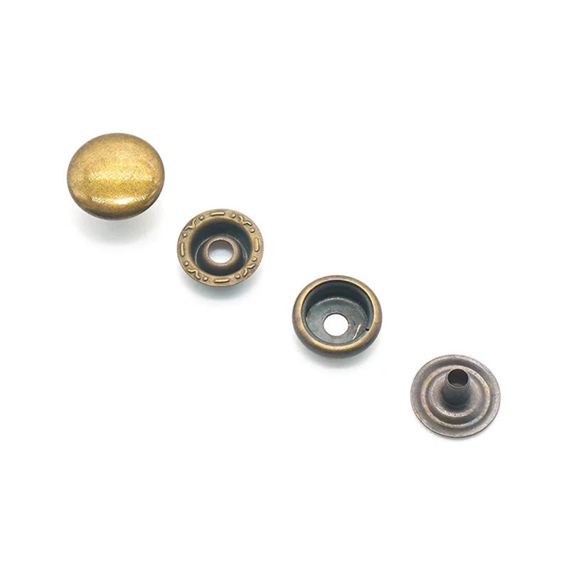 Solid Copper Snap Fastener 12.5x6mm
