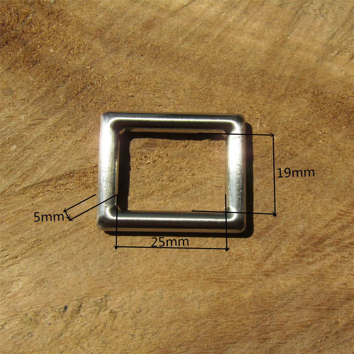 Solid Copper Rectangle Ring